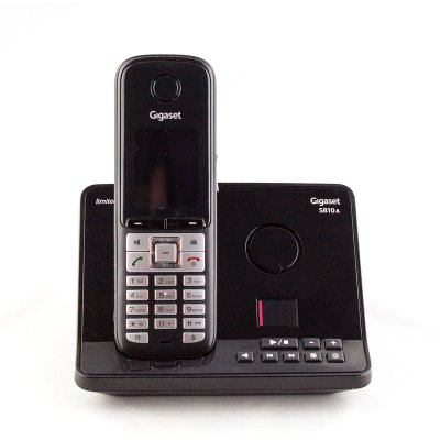 Gigaset S810A black Edition, Anrufbeantworter DECT Telefon
