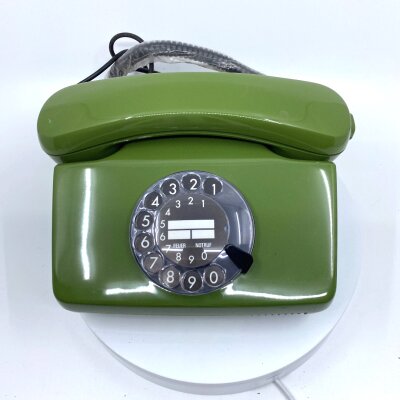 Telefon FeTAp 791-1 Nummernschalter 82 / 09 grün unbenutzt, ohne Kapseln