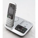 Gigaset E560A Platin -französisches Modell -Anrufbeantworter Seniorentelefon Notruftasten Freisprechen