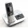 Gigaset E560A Platin -französisches Modell -Anrufbeantworter Seniorentelefon Notruftasten Freisprechen