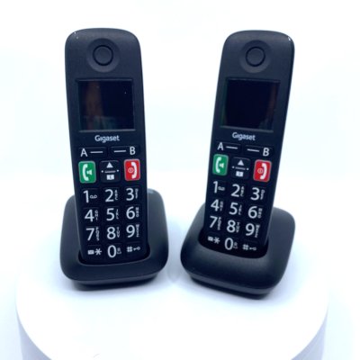 Gigaset E290 Duo Großtastentelefon 2 Mobilteile, gebraucht