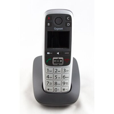 Gigaset E560 Platin Seniorentelefon 4 SOS Tasten Notruf Ausstellungsgerät