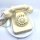 W48 Telefon Elfenbein / Weiss Nachbau Friedrich Reiner mit TAE-Stecker TOP