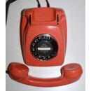 Post FeTAp 611-1 Lachsrot, SEL, seltenes Telefon, Wählscheibe,TAE-Stecker