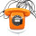 Telefon FeTAp 611-2 orange Post Wählscheibe / Nummernschalter 8/81 Hagenuk Kiel