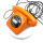 Telefon FeTAp 611-2 orange Post Wählscheibe / Nummernschalter 8/81 Hagenuk Kiel