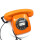 Telefon FeTAp 611-2 orange Post Wählscheibe / Nummernschalter 8/81 Hagenuk Kiel