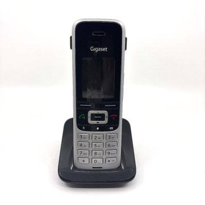 Gigaset Premium 100HX Mobilteil mit Ladeschale Platin/Schwarz