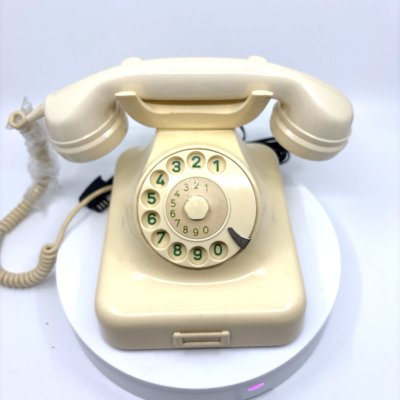 W48 Telefon Elfenbeinfarben  mit TAE-Stecker