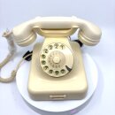 W48 Telefon Elfenbeinfarben  mit TAE-Stecker