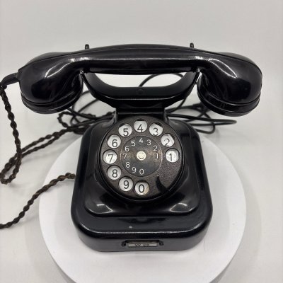 Telefon W28 schwarz, mit TAE-Stecker funktioniert