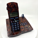 Siemens Gigaset 3000 3015 Comfort in seltener Wurzelholz-Optik Wood Edition