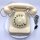 W48 Telefon Elfenbeinfarben  Cremefarben mit TAE-Stecker