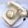 W48 Telefon Elfenbeinfarben  Cremefarben mit TAE-Stecker