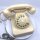 W48 Telefon Elfenbeinfarben  Cremefarben mit TAE-Stecker